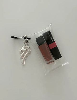 Cubic Angel Keyring Metal Key Holder Phone Strap Loop