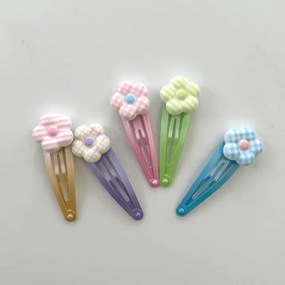 Chubby Flower Snap Hair Clip Girls' Hair Clip Kids Baby Hair Clip