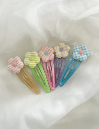 Chubby Flower Snap Hair Clip Girls' Hair Clip Kids Baby Hair Clip