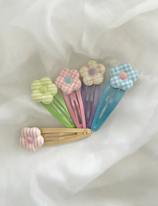 Chubby Flower Snap Hair Clip Girls' Hair Clip Kids Baby Hair Clip