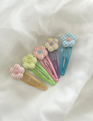 Chubby Flower Snap Hair Clip Girls' Hair Clip Kids Baby Hair Clip