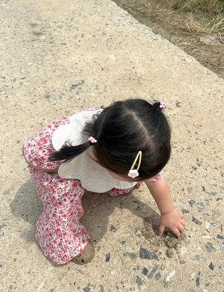 Chubby Flower Snap Hair Clip Girls' Hair Clip Kids Baby Hair Clip