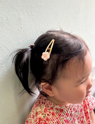 Chubby Flower Snap Hair Clip Girls' Hair Clip Kids Baby Hair Clip