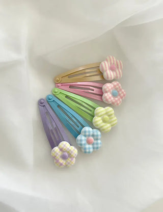 Chubby Flower Snap Hair Clip Girls' Hair Clip Kids Baby Hair Clip