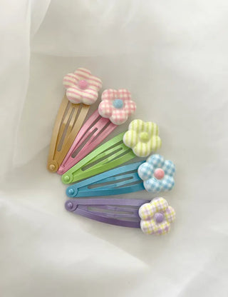 Chubby Flower Snap Hair Clip Girls' Hair Clip Kids Baby Hair Clip