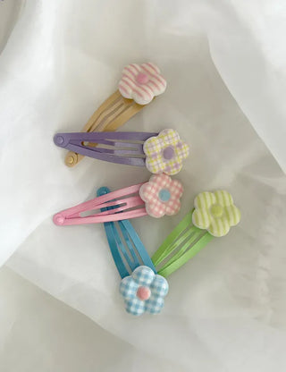Chubby Flower Snap Hair Clip Girls' Hair Clip Kids Baby Hair Clip
