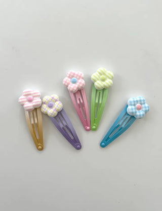 Chubby Flower Snap Hair Clip Girls' Hair Clip Kids Baby Hair Clip