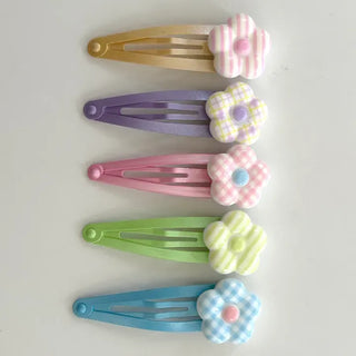 Chubby Flower Snap Hair Clip Girls' Hair Clip Kids Baby Hair Clip