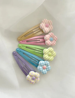 Chubby Flower Snap Hair Clip Girls' Hair Clip Kids Baby Hair Clip