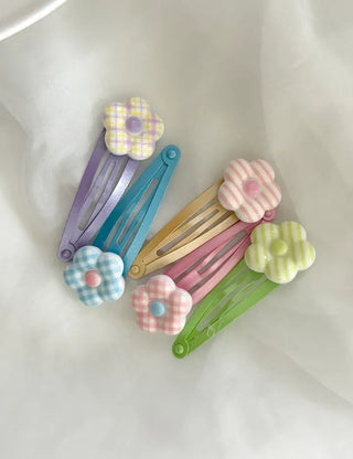 Chubby Flower Snap Hair Clip Girls' Hair Clip Kids Baby Hair Clip
