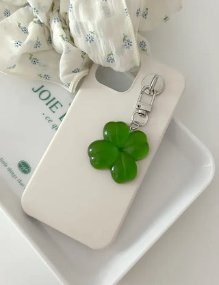 Big Four-Leaf Clover Keyring Lucky Keychain Keyholder