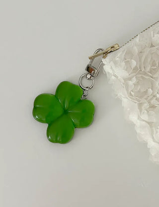Big Four-Leaf Clover Keyring Lucky Keychain Keyholder