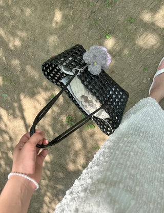 Picnic Net Bag Inner Bag Set Summer Resort Look Bag Shoulder Bag