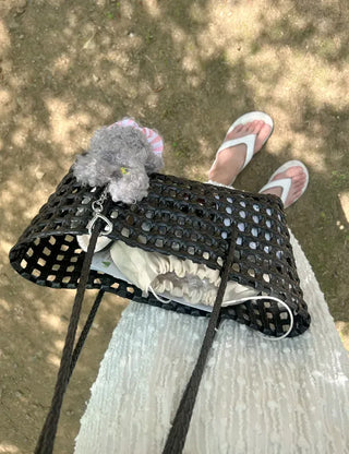 Picnic Net Bag Inner Bag Set Summer Resort Look Bag Shoulder Bag