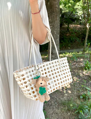 Picnic Net Bag Inner Bag Set Summer Resort Look Bag Shoulder Bag