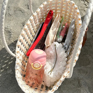 Picnic Net Bag Inner Bag Set Summer Resort Look Bag Shoulder Bag