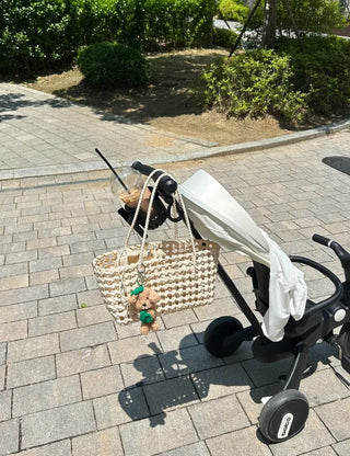 Picnic Net Bag Inner Bag Set Summer Resort Look Bag Shoulder Bag