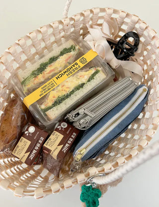 Picnic Net Bag Inner Bag Set Summer Resort Look Bag Shoulder Bag