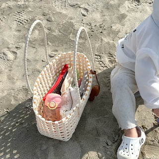 Picnic Net Bag Inner Bag Set Summer Resort Look Bag Shoulder Bag