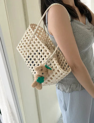 Picnic Net Bag Inner Bag Set Summer Resort Look Bag Shoulder Bag