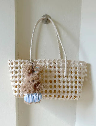 Picnic Net Bag Inner Bag Set Summer Resort Look Bag Shoulder Bag