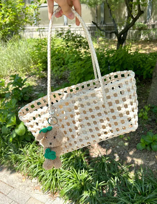 Picnic Net Bag Inner Bag Set Summer Resort Look Bag Shoulder Bag