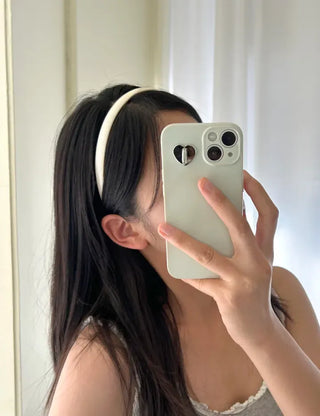 1+1 Slim Acrylic Headband Basic Daily Plain Hairband