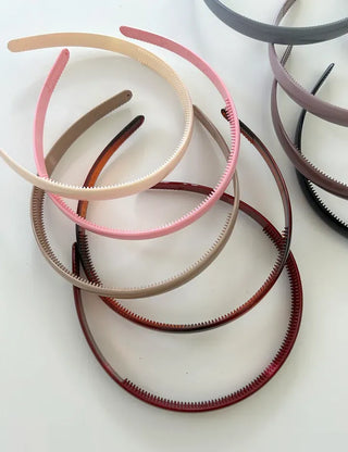 1+1 Slim Acrylic Headband Basic Daily Plain Hairband