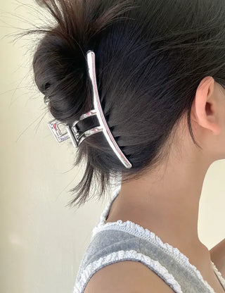 Silver Claw Clip Collection Large Updo Summer Hairpins Hairpins