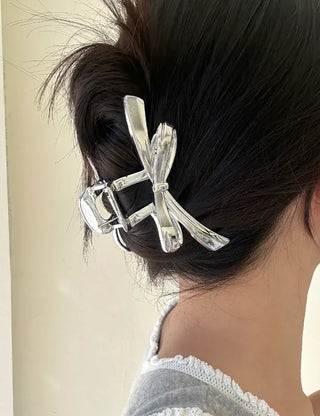 Silver Claw Clip Collection Large Updo Summer Hairpins Hairpins