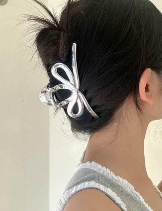 Silver Claw Clip Collection Large Updo Summer Hairpins Hairpins