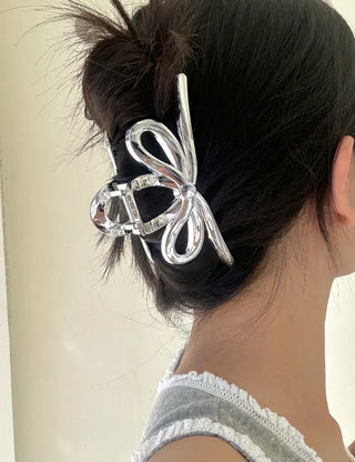 Silver Claw Clip Collection Large Updo Summer Hairpins Hairpins