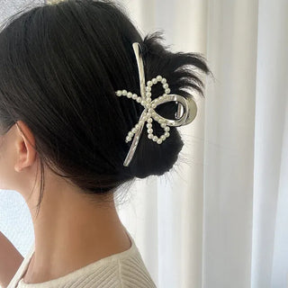Silver Claw Clip Collection Large Updo Summer Hairpins Hairpins