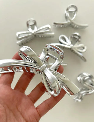 Silver Claw Clip Collection Large Updo Summer Hairpins Hairpins
