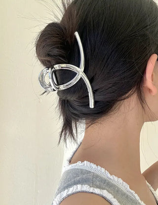 Silver Claw Clip Collection Large Updo Summer Hairpins Hairpins
