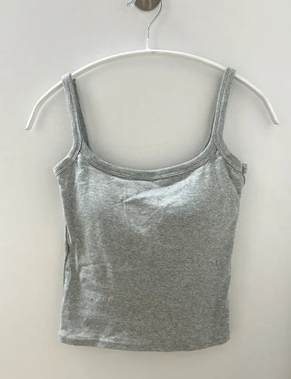 Women's summer inner tank top with built-in cups, strappy tank top, bra top