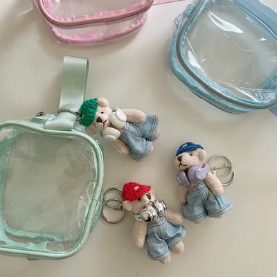 Headset, Teddy Bear, Keyring, Bag Decoration, Couple Keyholder