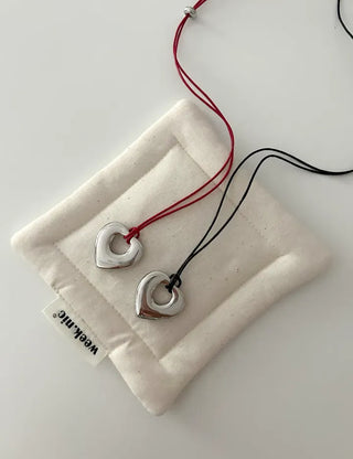 Heart Long Necklace Four Seasons Layered Bold Women's Necklace
