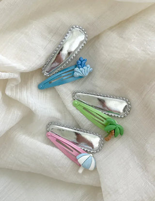 Snap clip set beach mini hair clip girls' hair clip