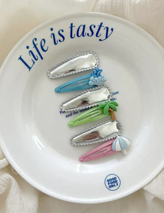 Snap clip set beach mini hair clip girls' hair clip