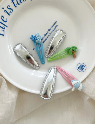 Snap clip set beach mini hair clip girls' hair clip