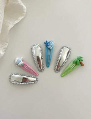 Snap clip set beach mini hair clip girls' hair clip