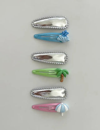 Snap clip set beach mini hair clip girls' hair clip