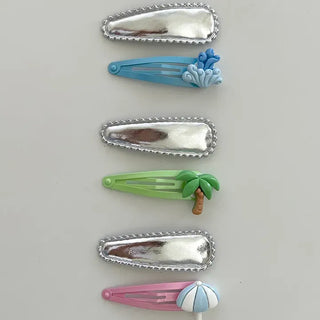 Snap clip set beach mini hair clip girls' hair clip