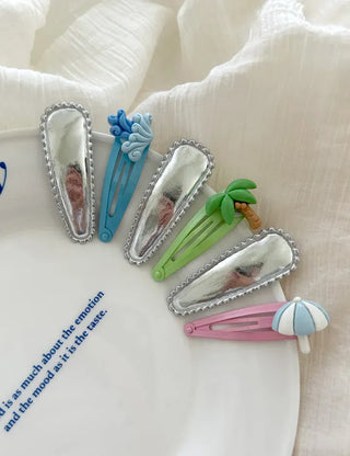 Snap clip set beach mini hair clip girls' hair clip