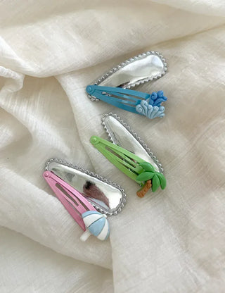 Snap clip set beach mini hair clip girls' hair clip