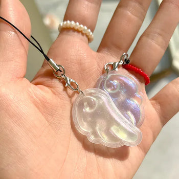 Angel wing keyring phone strap tumbler charm keychain