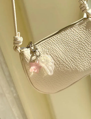 Angel wing keyring phone strap tumbler charm keychain