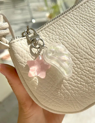 Angel wing keyring phone strap tumbler charm keychain