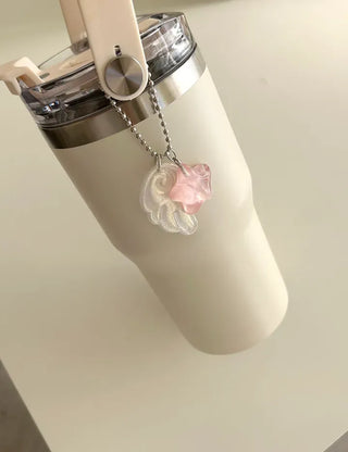 Angel wing keyring phone strap tumbler charm keychain